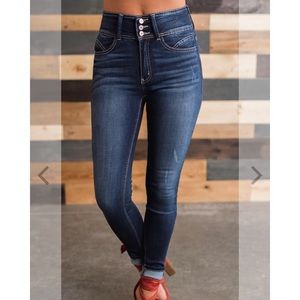 High waisted KanCans jeans.